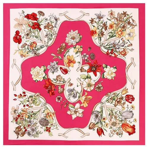 90cm*90cm Silk Square Scarf