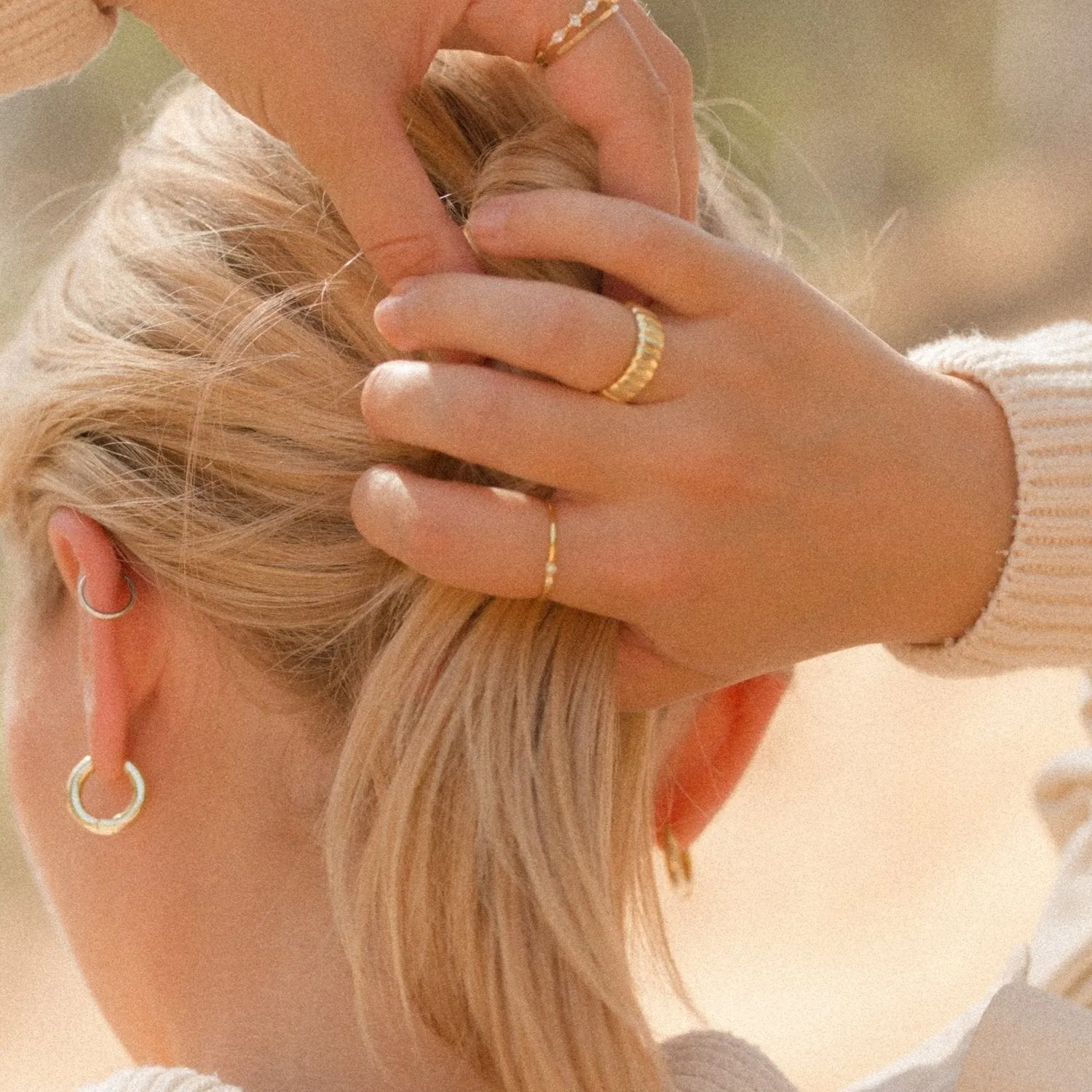 Bella Pearl 14k Gold Vermeil Ring