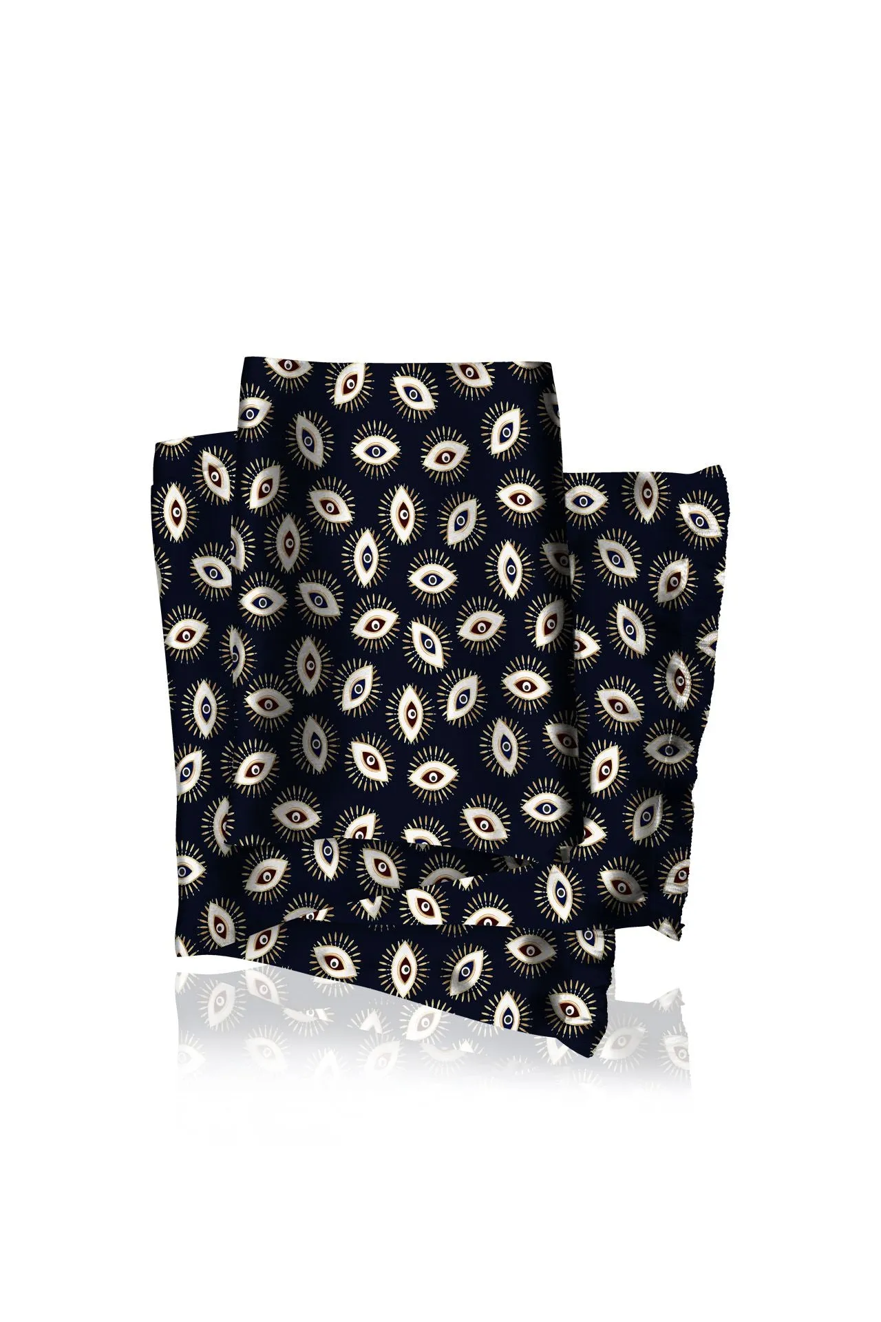 Black And White Silk Scarf
