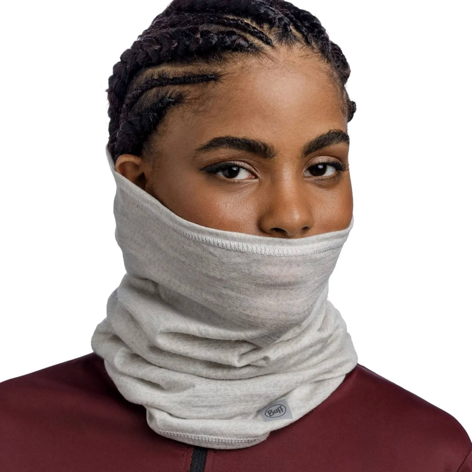 Buff Unisex Merino Move Bandana - Solid Cloud