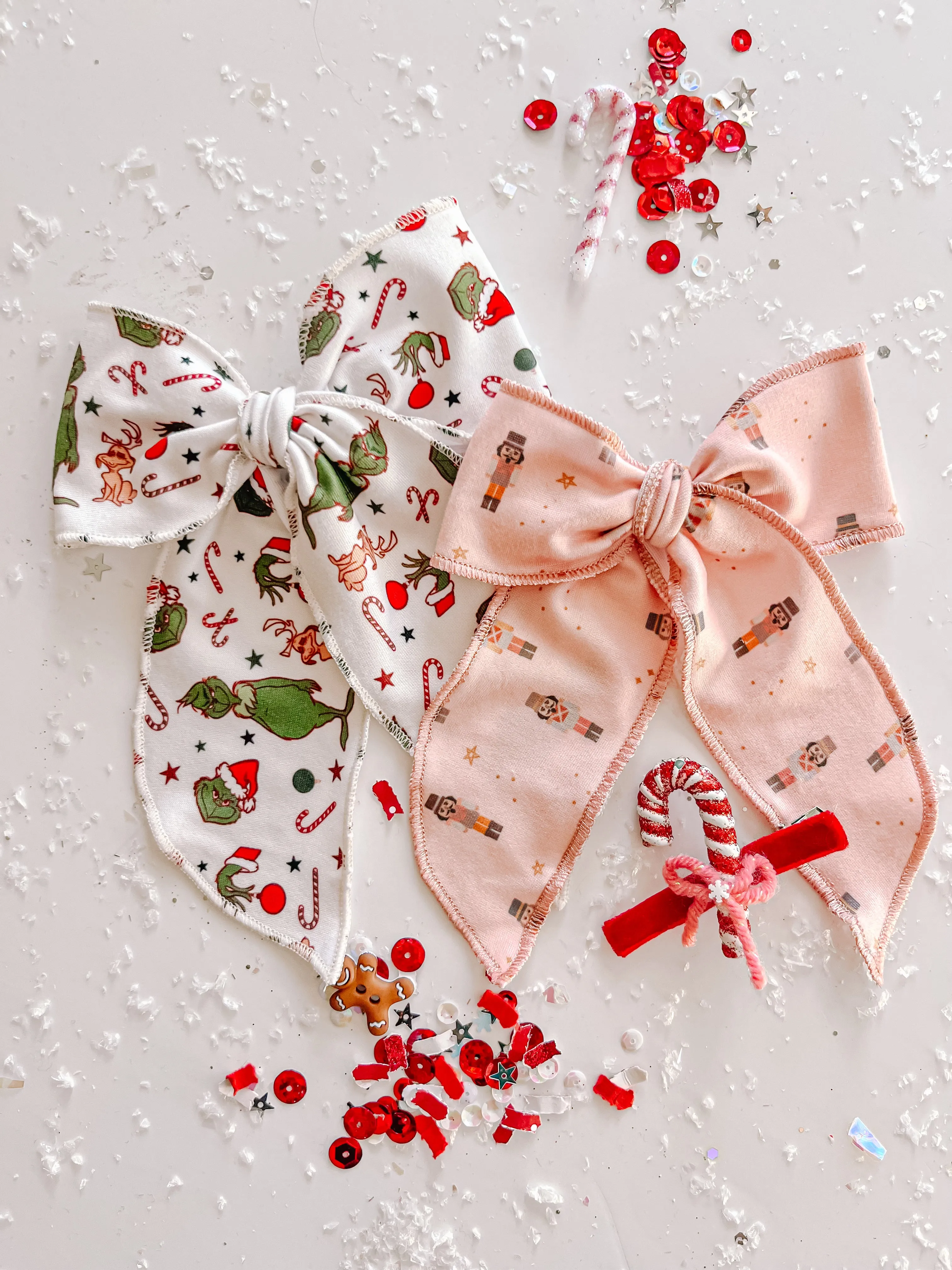 Candy Cane Hair Clip