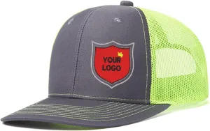 Custom Trucker Hat Add Your Own Personalized Embroidered Logo, Custom Hats for Men Women, Adjustable