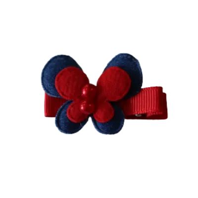 Embellished Non Slip Hair Clip - Butterfly Two Colour (4 colour options)