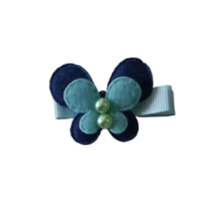Embellished Non Slip Hair Clip - Butterfly Two Colour (4 colour options)