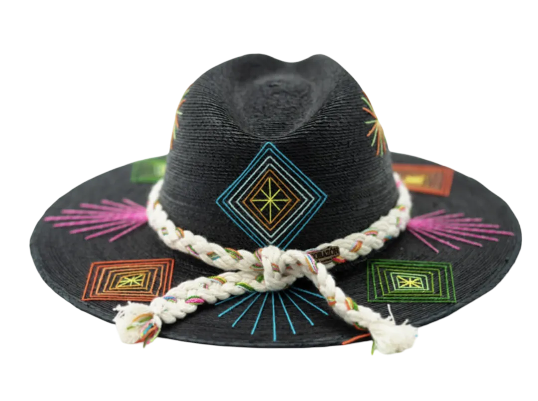 Exclusive Luanna Flora Black Hat by Corazon Playero
