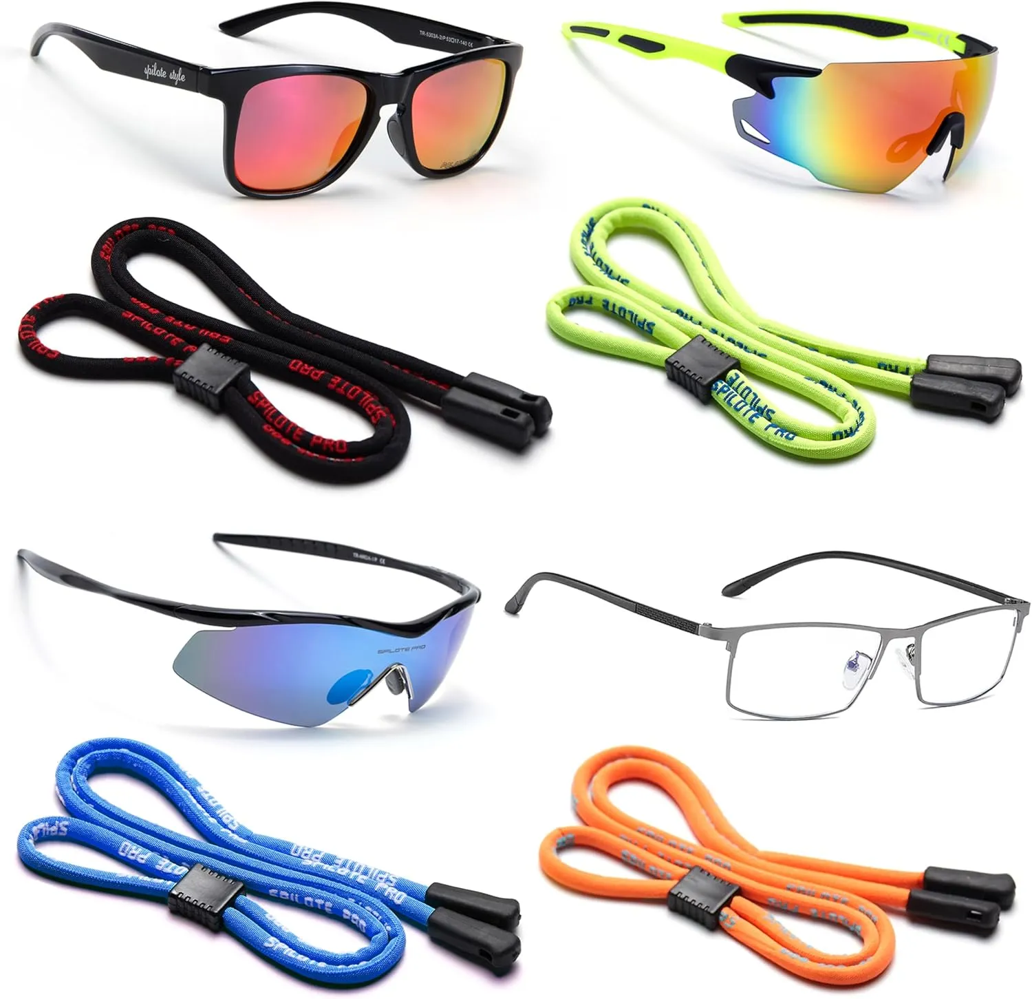 Eyeglasses String Holder Strap Chain Necklace Rope-Sports Sunglasses Strap Cord Lanyard-Adjustable Eyewear Retainer