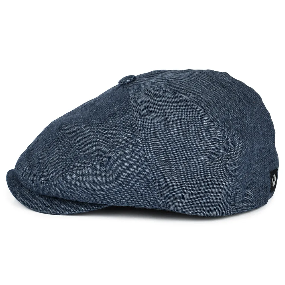 Goorin Bros. Will Kimmel Linen Flat Cap - Navy Blue
