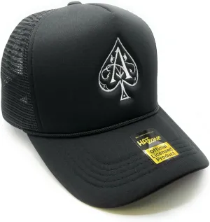 Hat Zone Mens and Womans Mesh Trucker Snapback (Curved Brim)