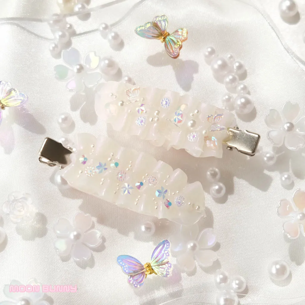 Iridescent Pearl Hair Clips Series No.2