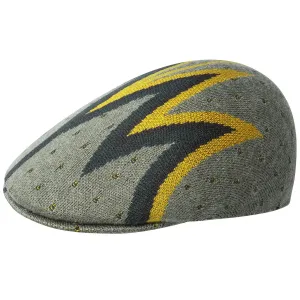 Kangol Shock Wave 507 Intarsia Knitted Flat Cap