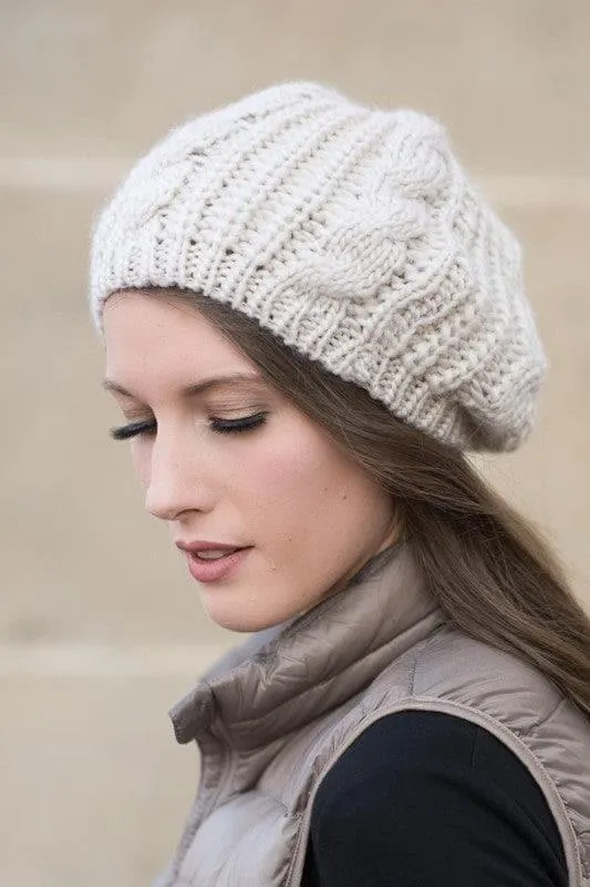 Knit Slouchy Beret Beanies