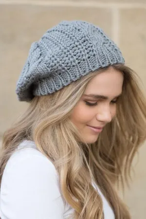 Knit Slouchy Beret Beanies