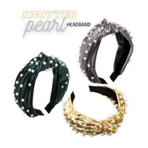 Knotted Pearl Headband