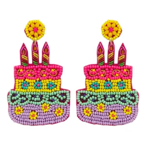 Let Them Eat Cake Statement Earrings