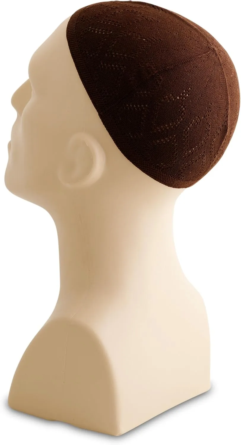 Lightweight Solid Color Turkish Crochet Kufi for Men