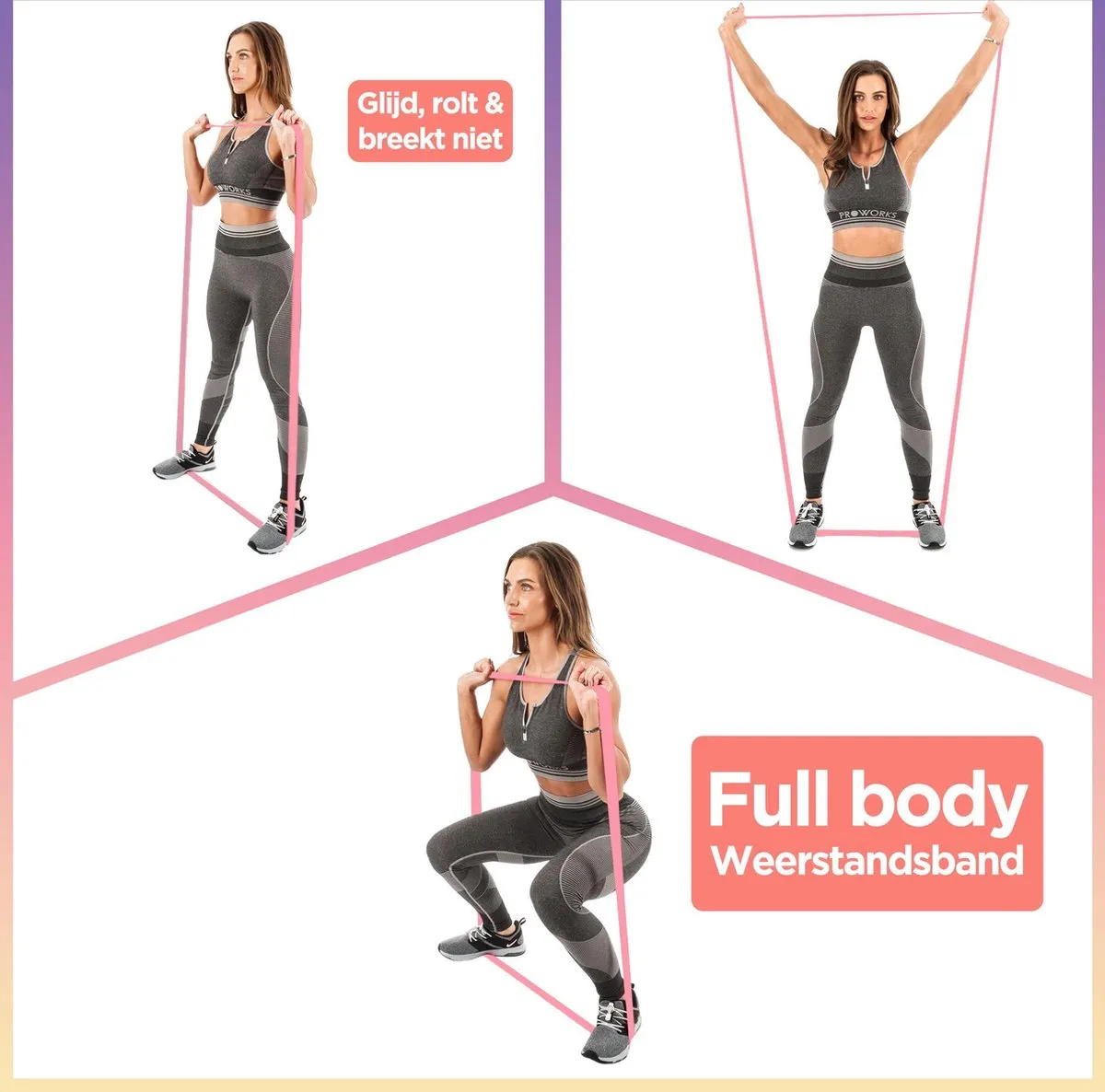 Long Booty Band Hip Circle Loop Resistance Band