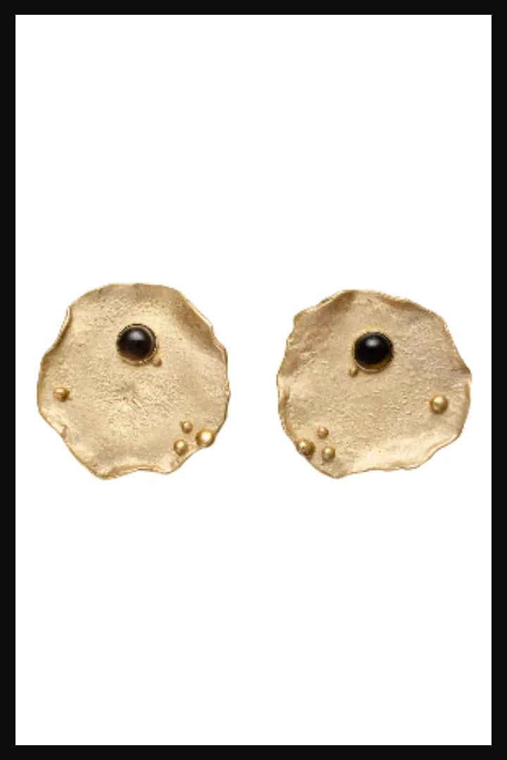Marte Brass Earrings | Free Delivery - Quick Shipping