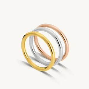Mixed Metal Stacking Ring