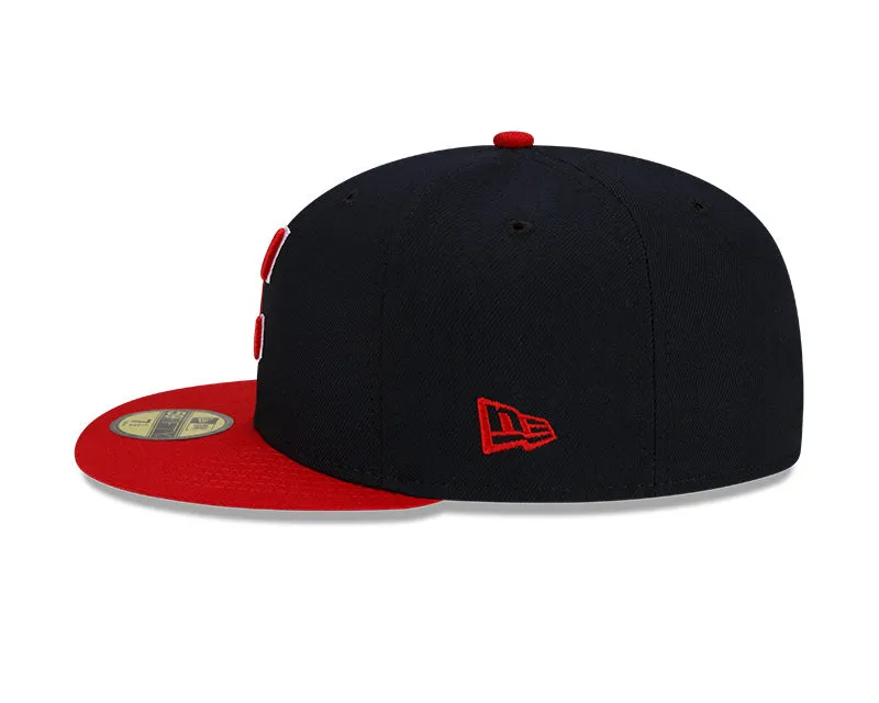 New Era Men's MLB AC 59FIFTY Cleveland Guardians Home Fitted Cap