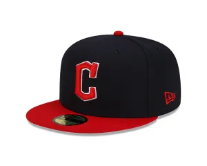New Era Men's MLB AC 59FIFTY Cleveland Guardians Home Fitted Cap