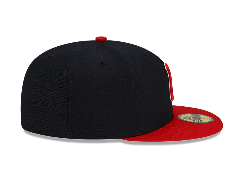New Era Men's MLB AC 59FIFTY Cleveland Guardians Home Fitted Cap