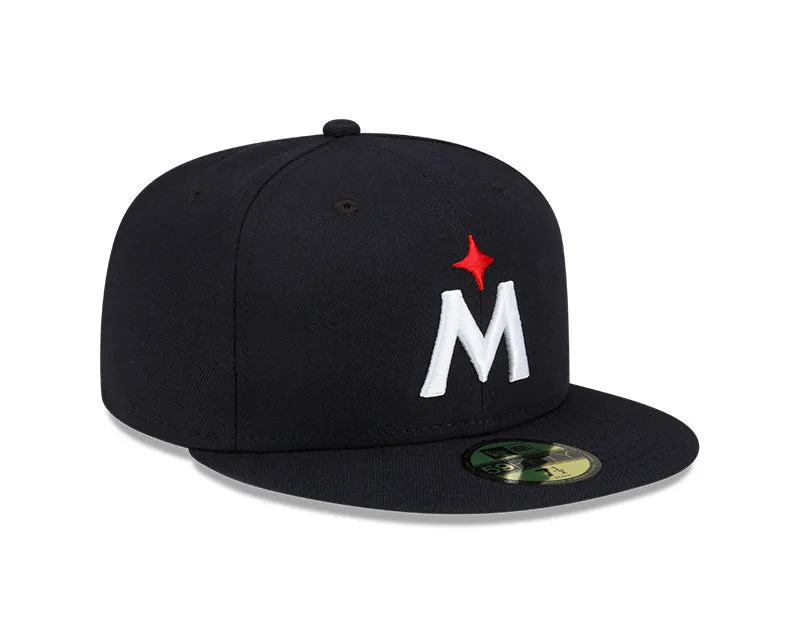 New Era Men's MLB AC 59FIFTY Minnesota Twins Road Fitted Cap