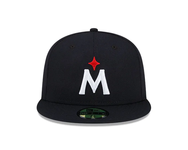 New Era Men's MLB AC 59FIFTY Minnesota Twins Road Fitted Cap