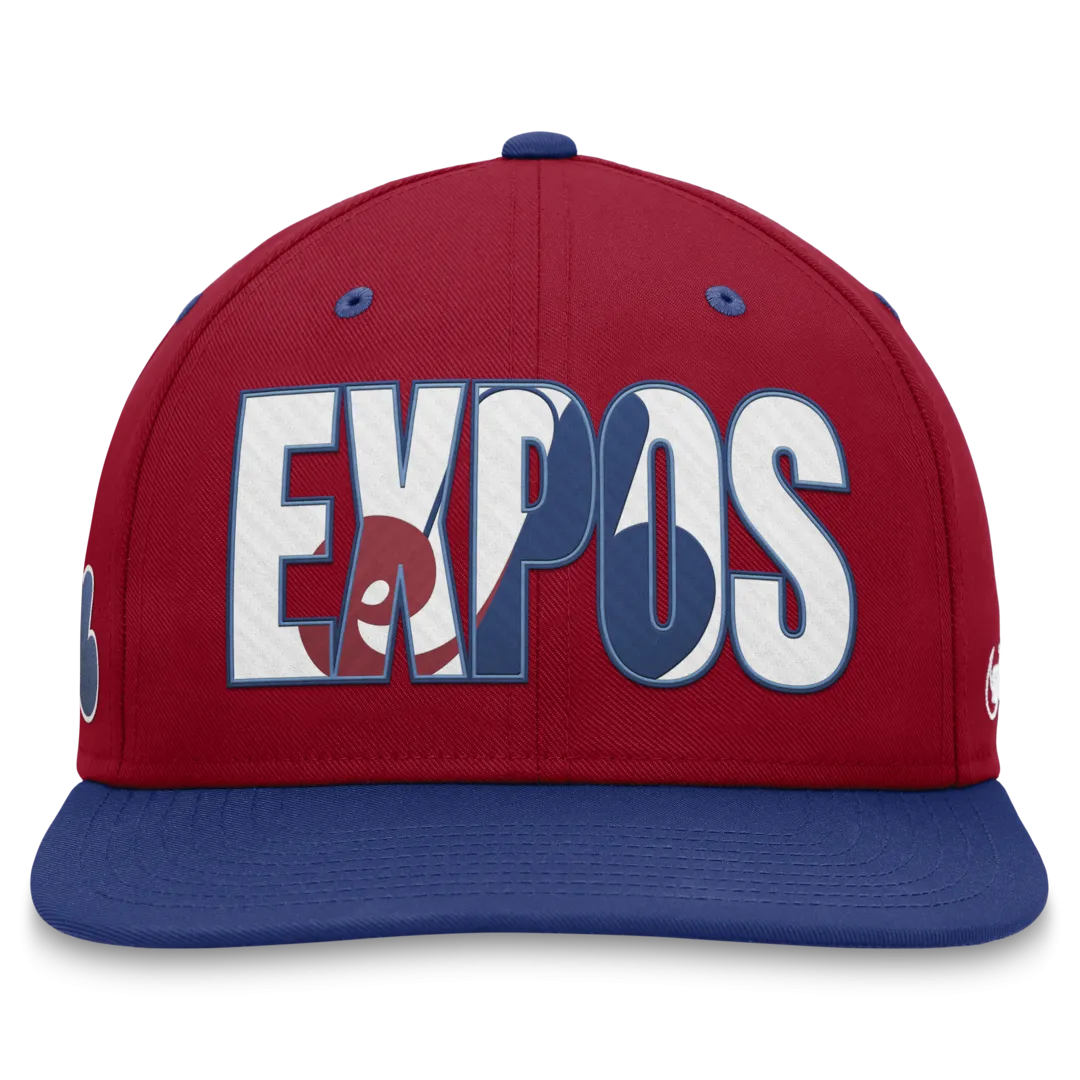 Nike Men's MLB Montreal Expos Pro Coop FB Snapback Cap