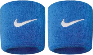 NIKE Premier Swoosh Singlewide Wristbands -Soft, Moisture-Wicking (1 Pair, 2.5" Wide)