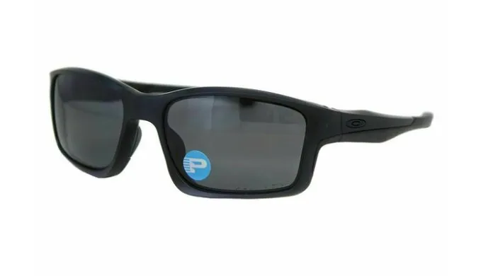 Oakley Polarized Chainlink Sunglasses (Matte or Shiny Black) - Ships Quick!