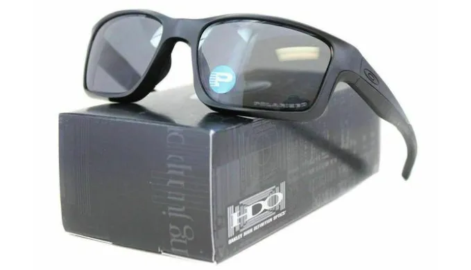 Oakley Polarized Chainlink Sunglasses (Matte or Shiny Black) - Ships Quick!