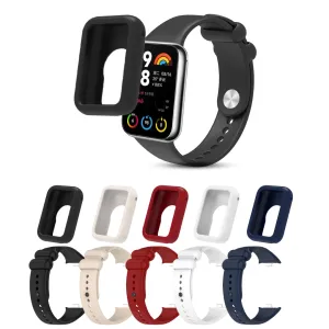 (Pack of 5) Silicone Straps   Watch Case For Xiaomi Mi Smart Band 8 Pro & Redmi Watch 4 Wristband [ Case Only For Mi Band 8 Pro ]