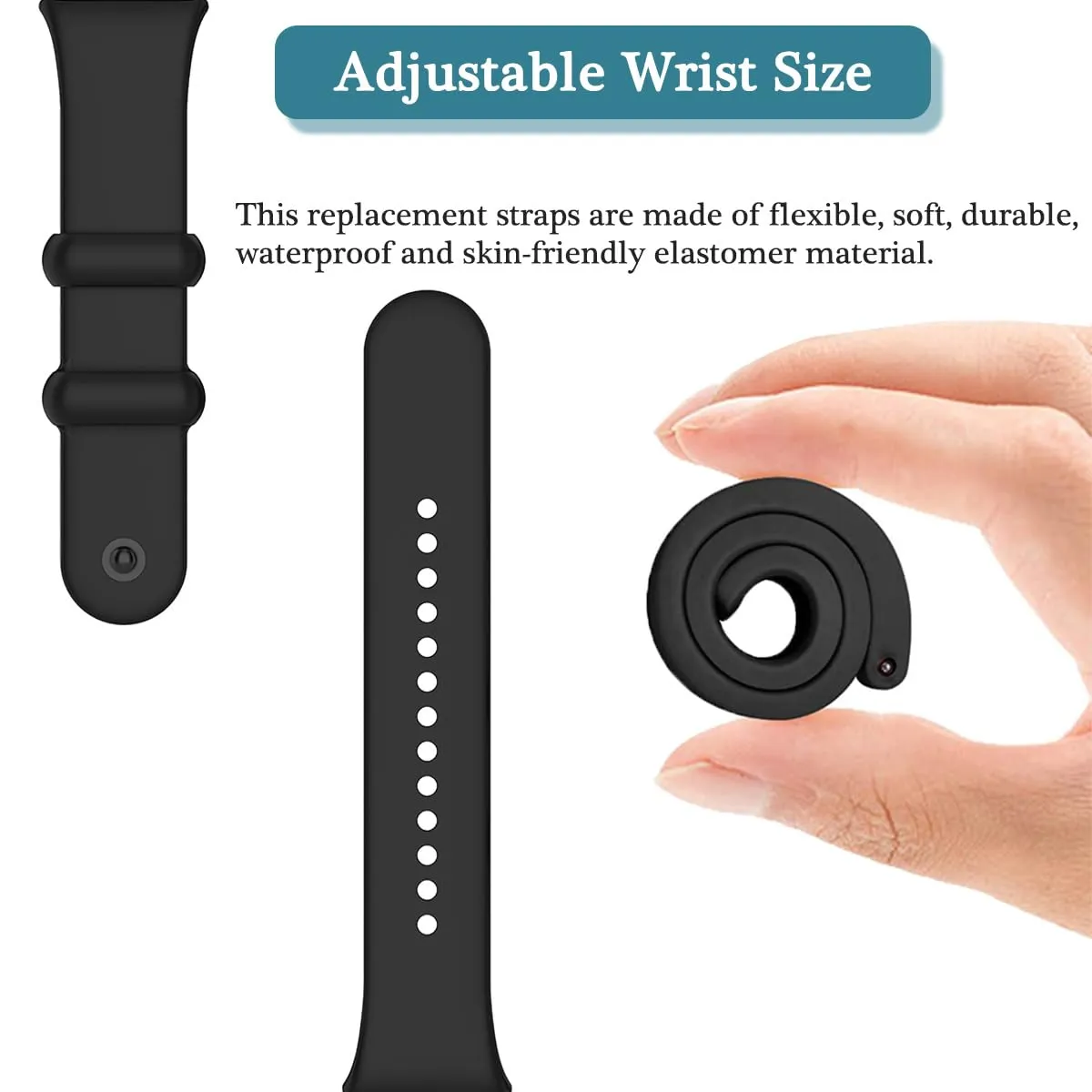 (Pack of 5) Silicone Straps   Watch Case For Xiaomi Mi Smart Band 8 Pro & Redmi Watch 4 Wristband [ Case Only For Mi Band 8 Pro ]