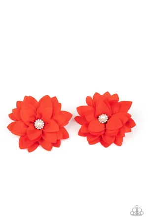 Paparazzi Hair Accessories ~ Things That Go BLOOM! - Red