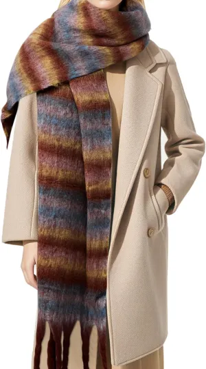 Passionbility Women's Winter Scarfs, Mohair Vintage Scarf for Women and Men, Large Chunky Scarf Cashmere Feel Blanket Wrap