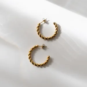 Rope Hoop Earrings