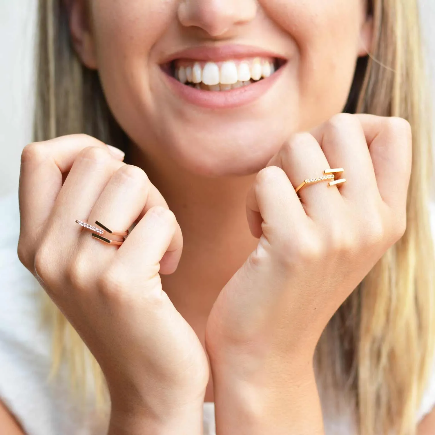Rose Gold Neringa Ring