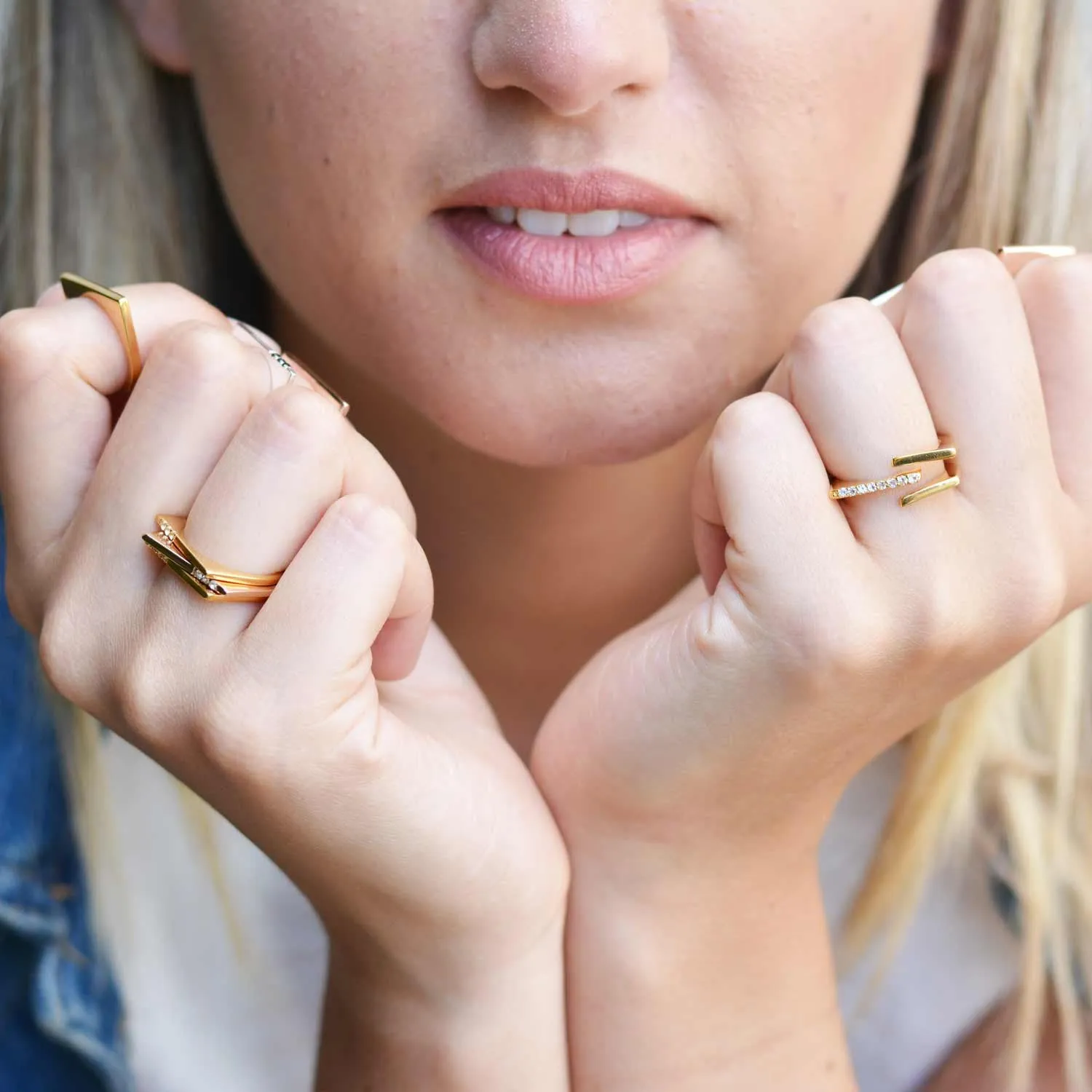 Rose Gold Neringa Ring