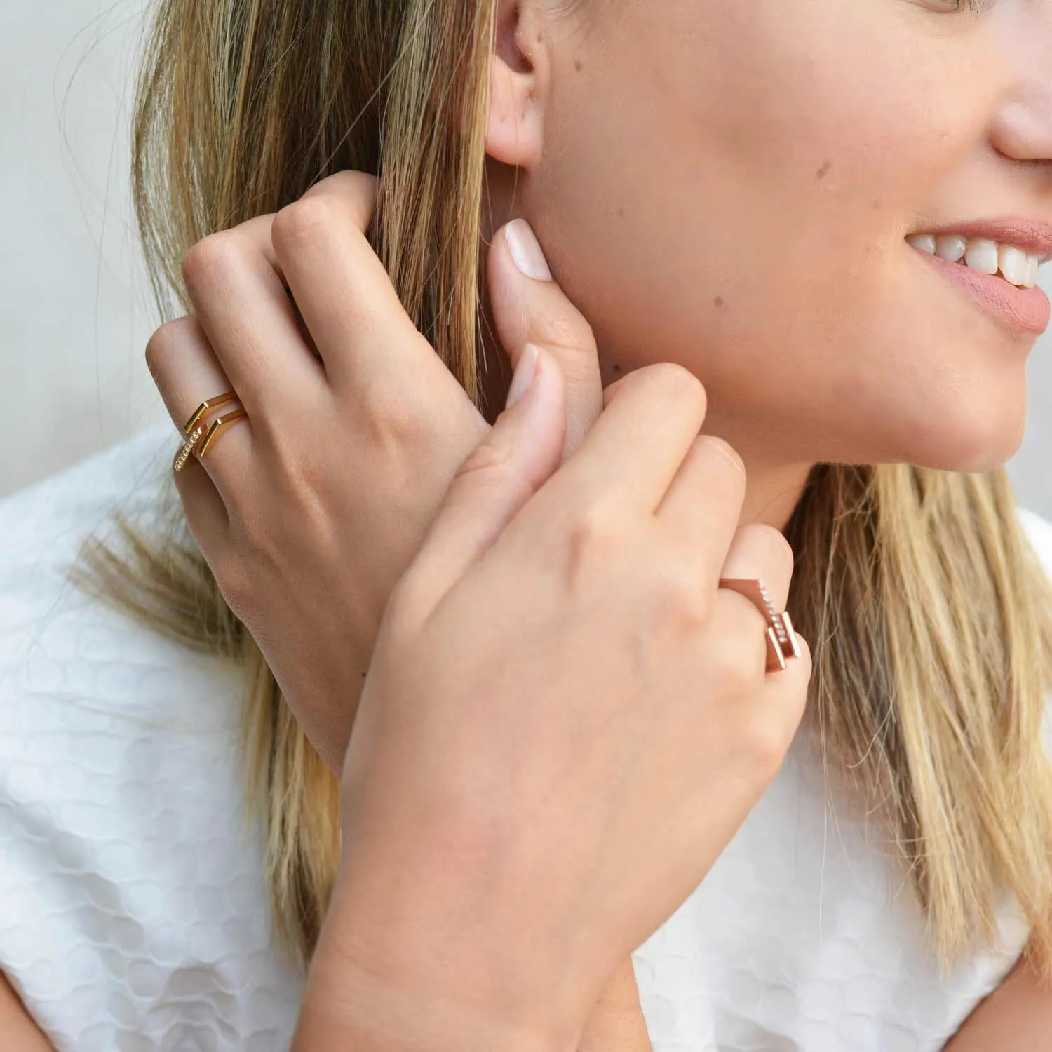 Rose Gold Neringa Ring