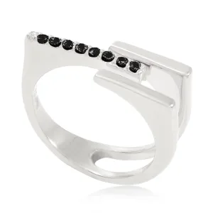 Silver Black Onyx Ring Neringa