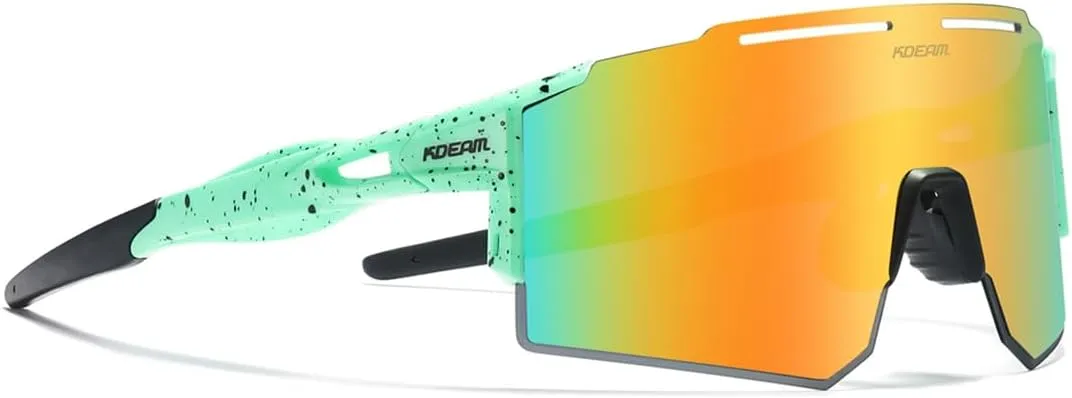 Sports Polarized Sunglasses for Men and Women, Youth Kids Baseball Softball Sunglasses for Cycling, Running