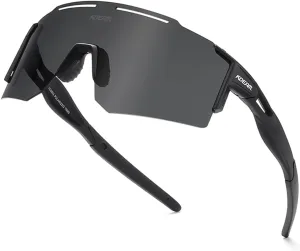 Sports Polarized Sunglasses for Men and Women, Youth Kids Baseball Softball Sunglasses for Cycling, Running