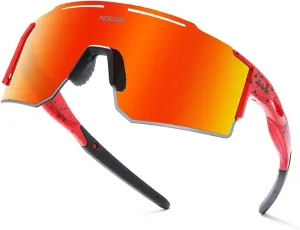 Sports Polarized Sunglasses for Men and Women, Youth Kids Baseball Softball Sunglasses for Cycling, Running