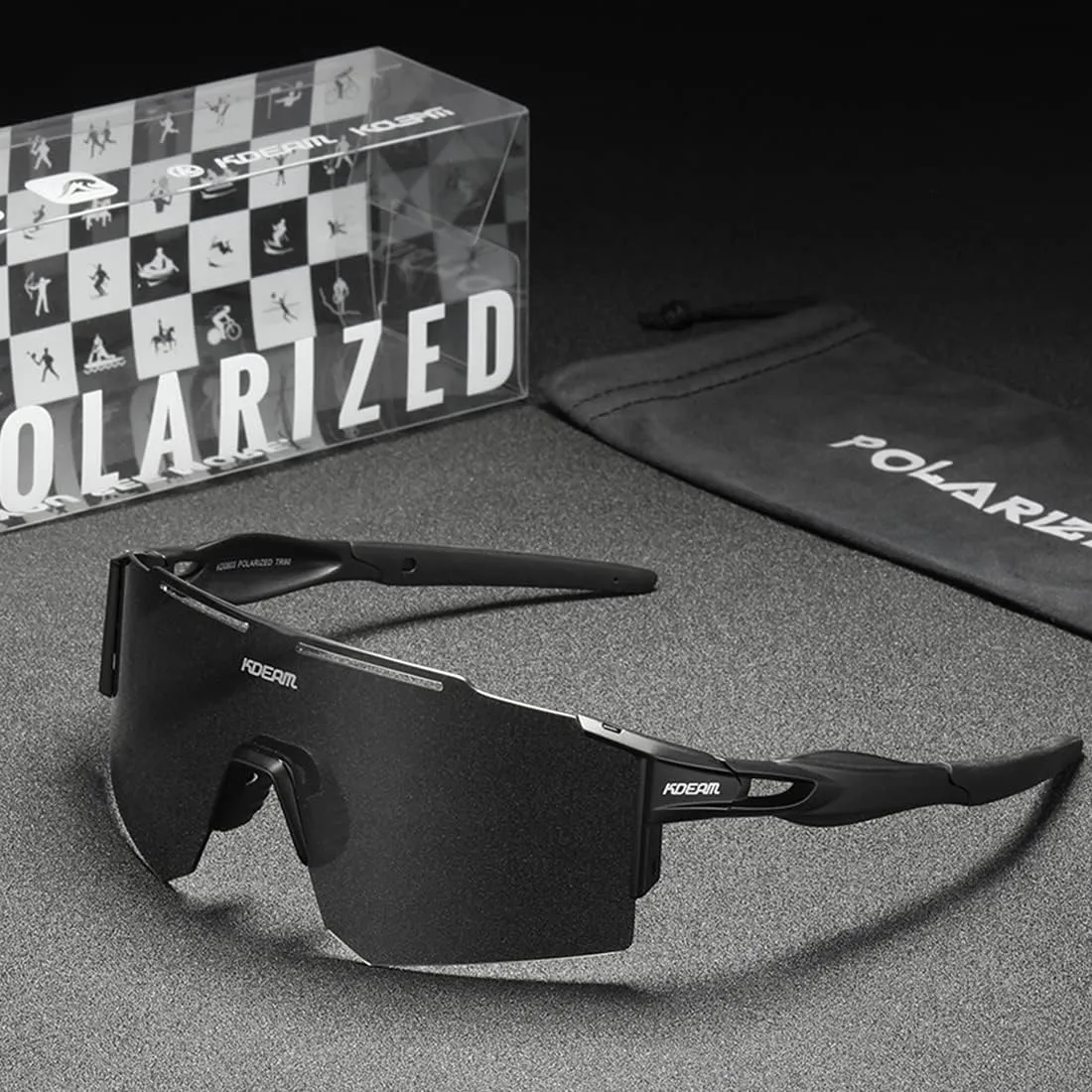 Sports Polarized Sunglasses for Men and Women, Youth Kids Baseball Softball Sunglasses for Cycling, Running