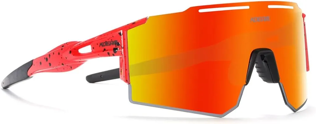 Sports Polarized Sunglasses for Men and Women, Youth Kids Baseball Softball Sunglasses for Cycling, Running