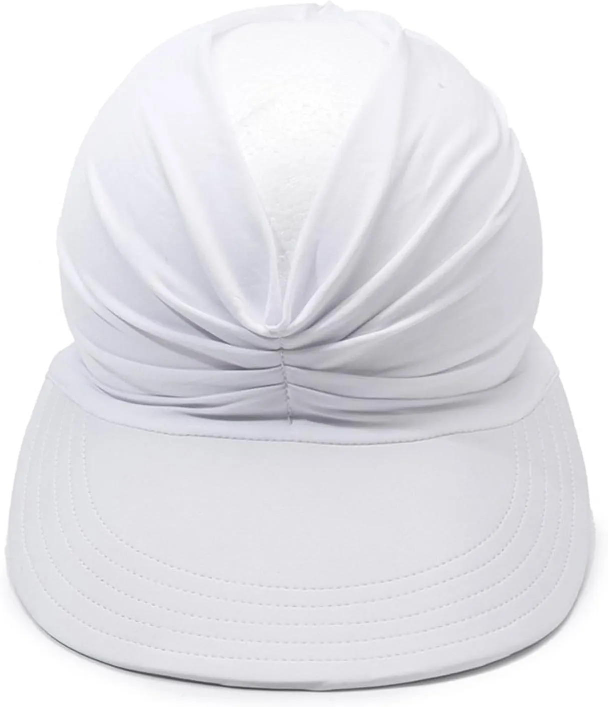 Sun Visor Hats for Women Beach Hat Packable Wide Brim UV Protection with Ponytail Hole Summer Sunhat for Sports