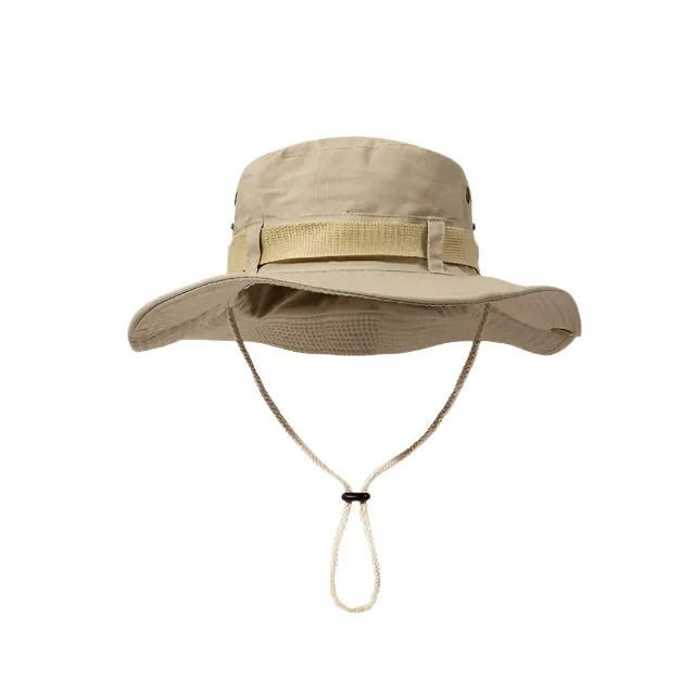 Wide Brim Summer Boonie Hats - Fushia