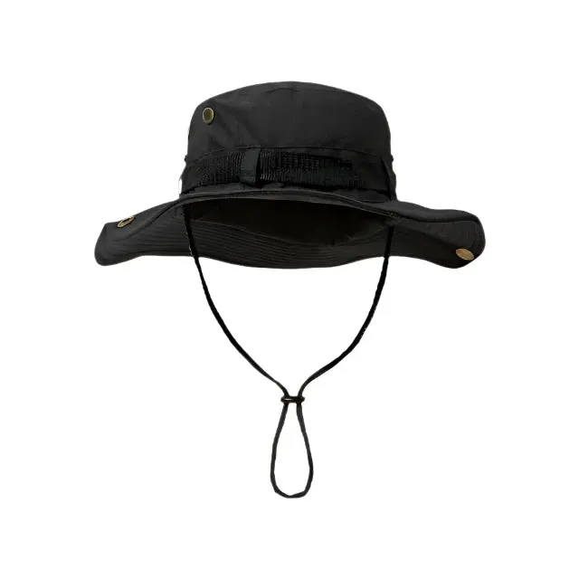 Wide Brim Summer Boonie Hats - Fushia