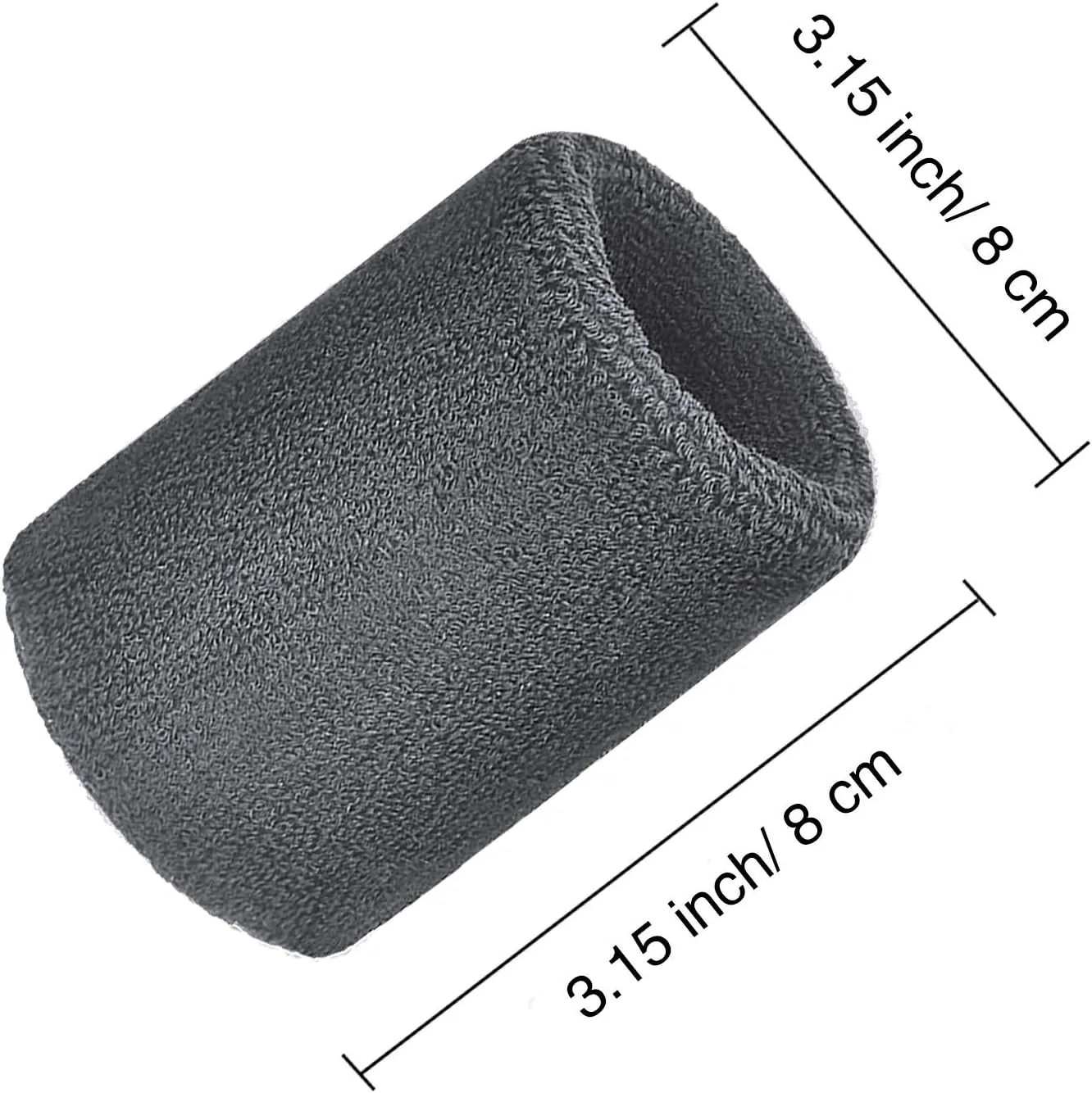 Willbond 6 Pcs Wrist Sweatbands Sports Wristbands for Competitions Absorbent Sweatbands for Basketball Tennis Football Running Working