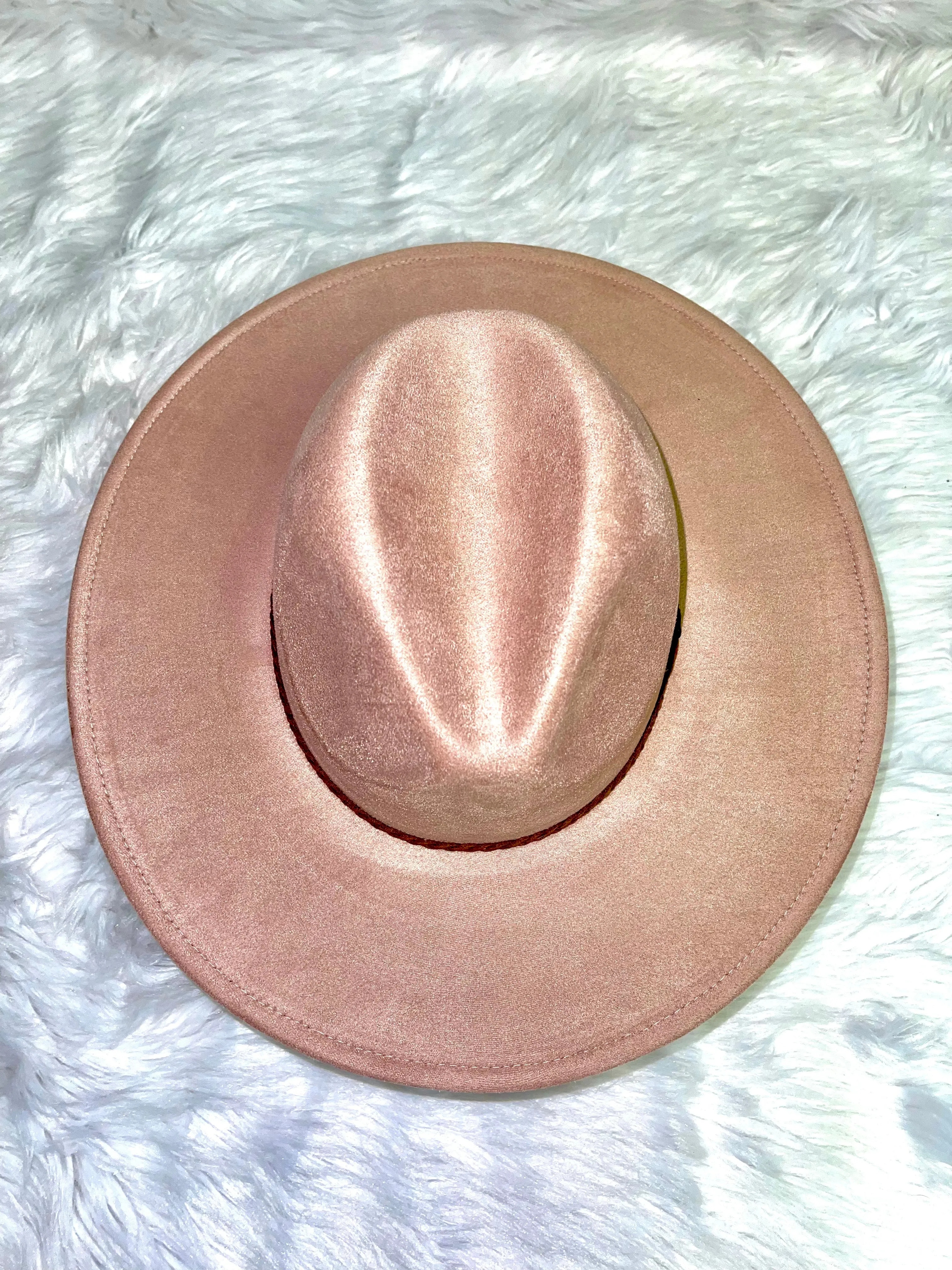 WINK WINK- Wide Brim Fedora